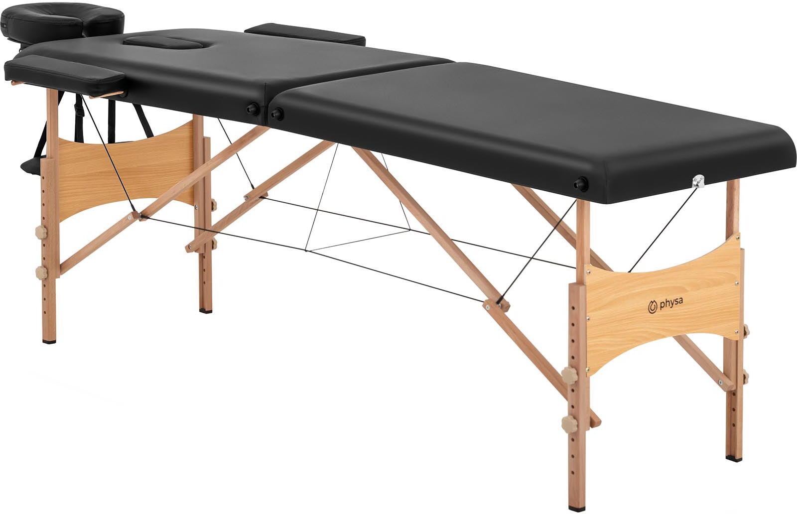physa Kokoontaitettava hierontapöytä - TOULOUSE BLACK - musta physa Kokoontaitettava hierontapöytä - TOULOUSE BLACK - musta