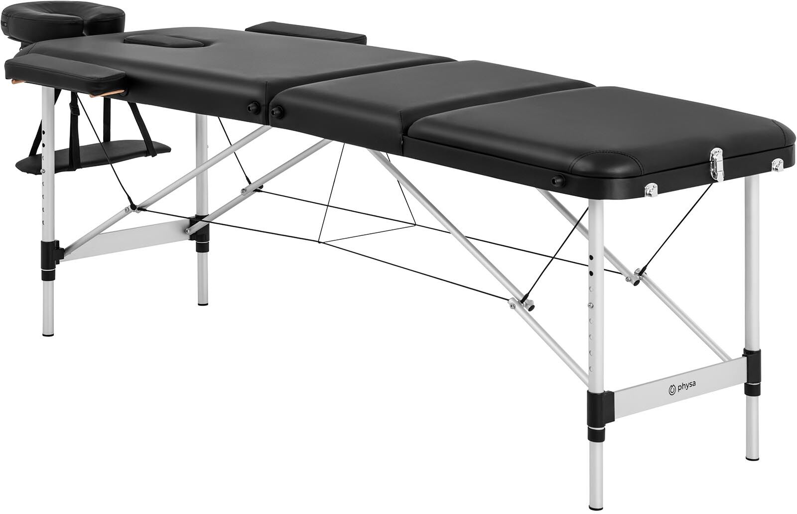 physa Kokoon taitettava hierontapöytä - BORDEAUX BLACK - musta physa Kokoon taitettava hierontapöytä - BORDEAUX BLACK - musta