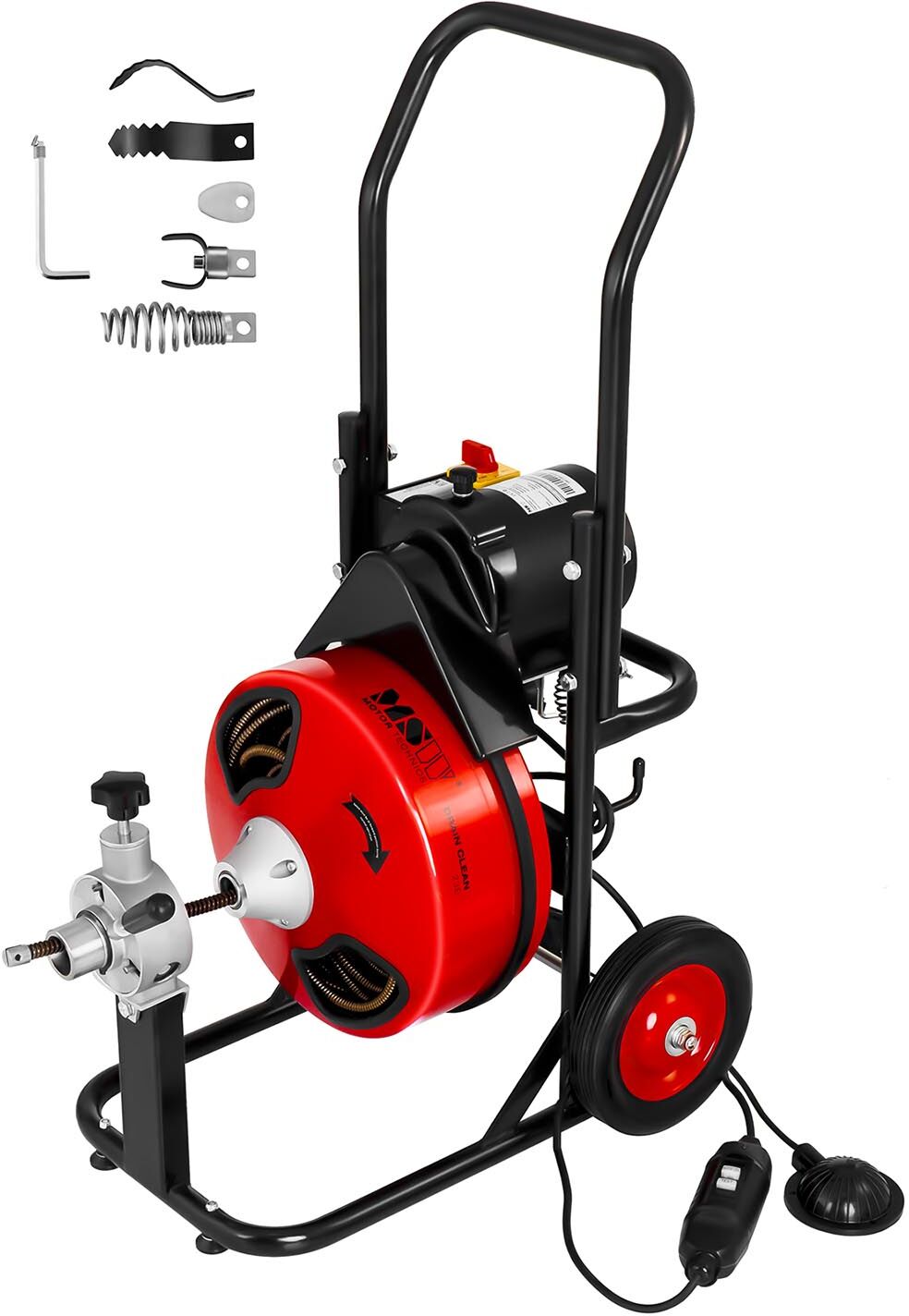 MSW Viemärinavauskone 390 W Ø 25 - 125 mm putkistoille MSW Viemärinavauskone 390 W Ø 25 - 125 mm putkistoille