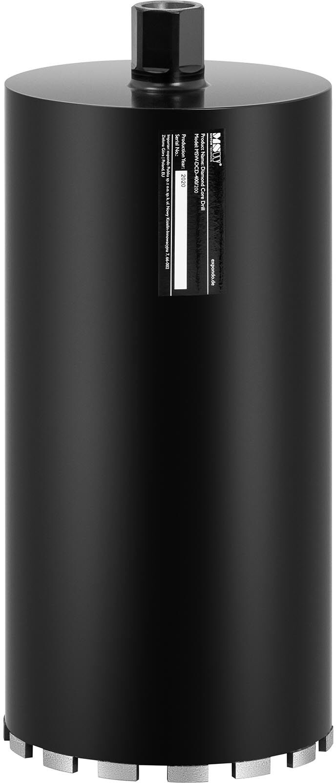 MSW Timanttikuppiterä - x 200 mm - 450 mm MSW Timanttikuppiterä - x 200 mm - 450 mm