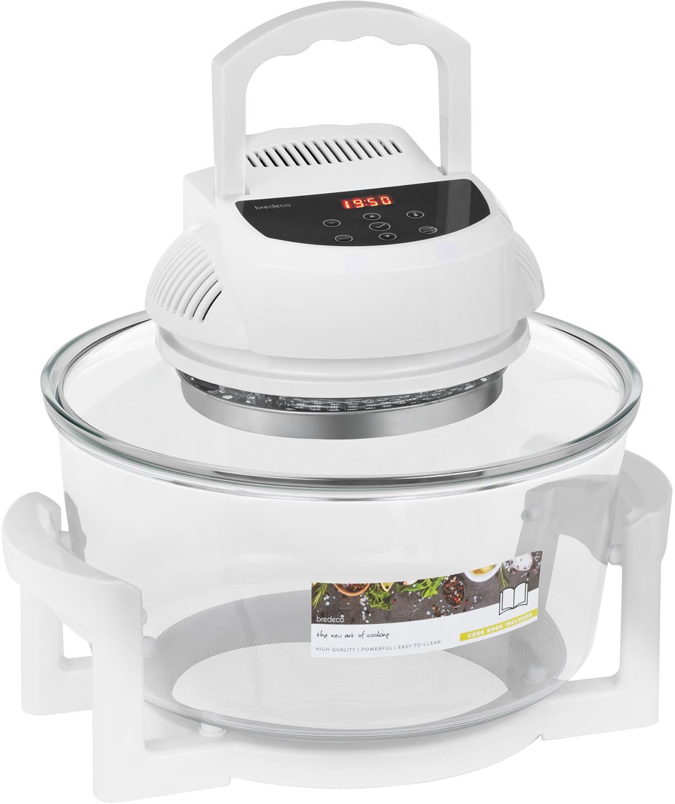 bredeco Halogeeniuuni laajennusrenkaalla - digitaalinen - 250 °C - 60 min bredeco Halogeeniuuni laajennusrenkaalla - digitaalinen - 250 °C - 60 min