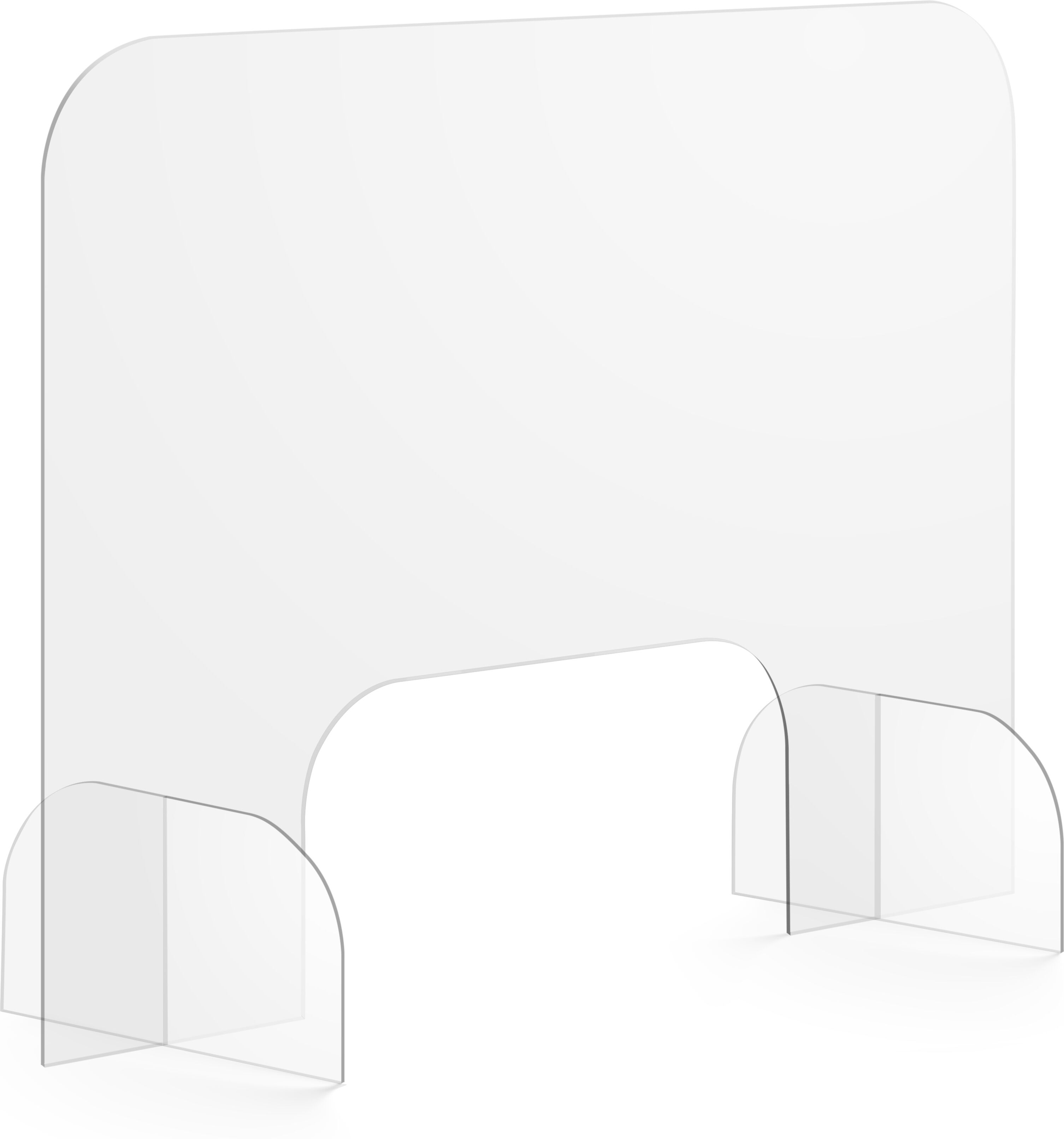 Uniprodo Suojapleksi - 80 x 60 cm - akryylilasi - luukku 40 x 20 cm Uniprodo Suojapleksi - 80 x 60 cm - akryylilasi - luukku 40 x 20 cm