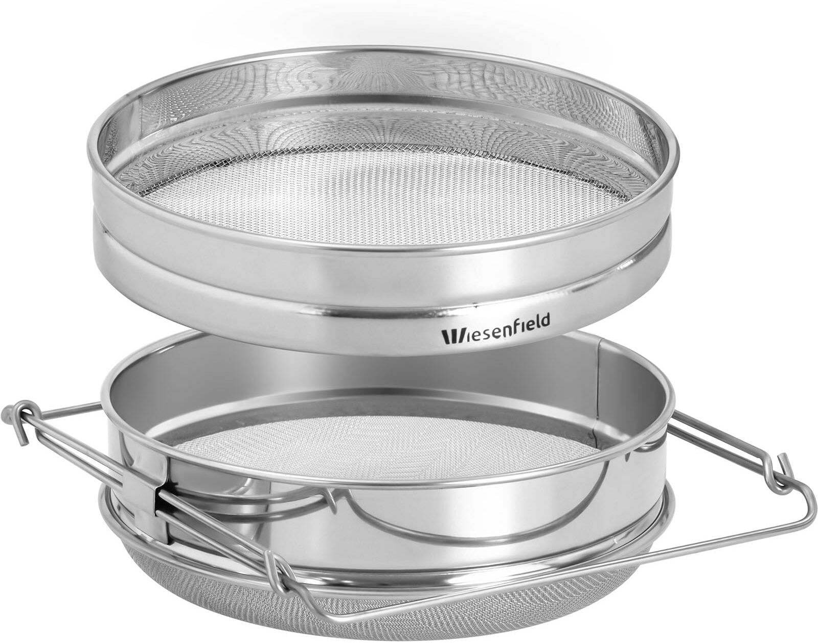Wiesenfield Hunajasiivilä- kaksoissiivilä - ruostumaton teräs - 24 cm Wiesenfield Hunajasiivilä- kaksoissiivilä - ruostumaton teräs - 24 cm