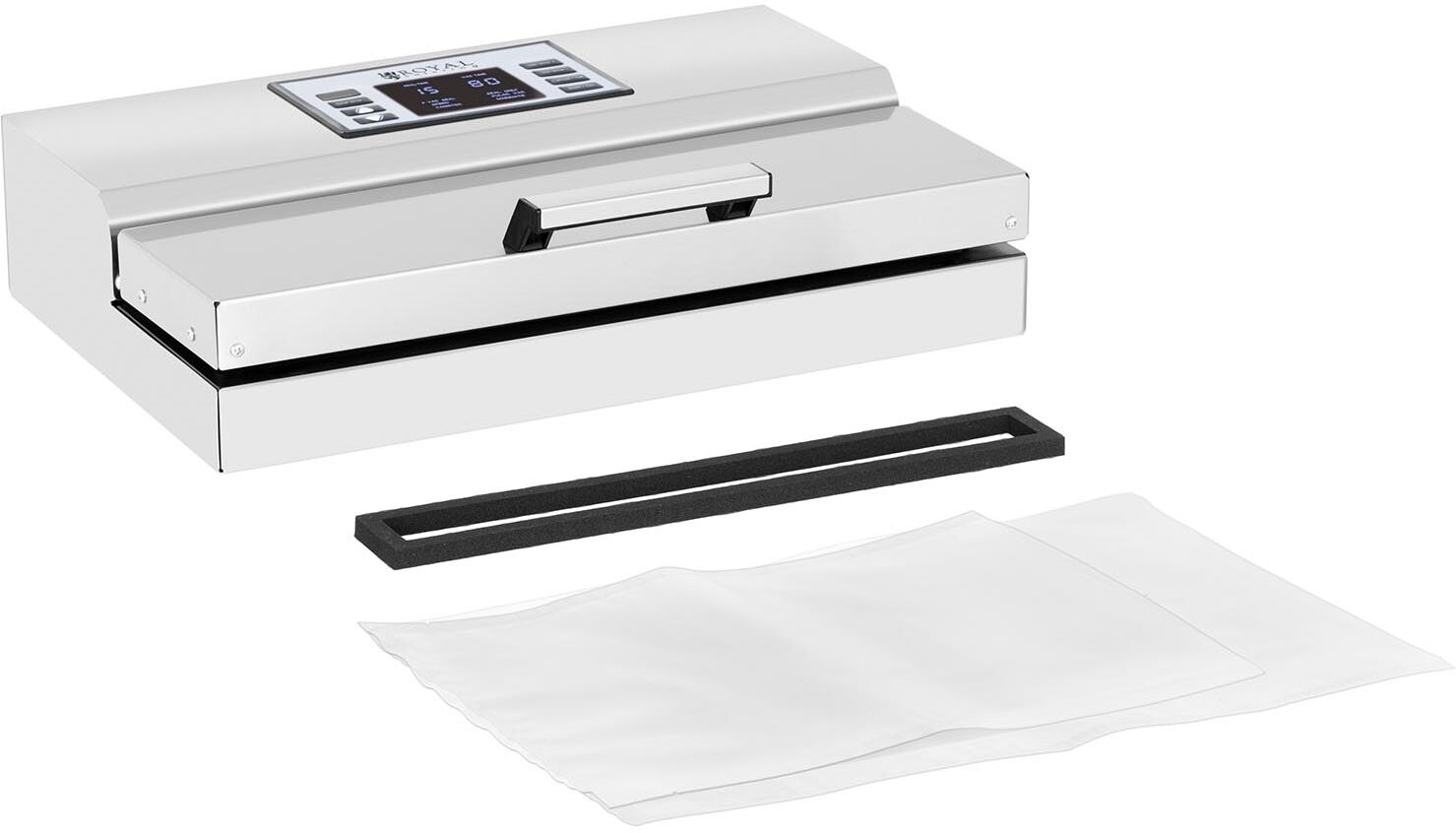 Royal Catering Vakuumikone - 290 W - 31 cm - ruostumatonta terästä Royal Catering Vakuumikone - 290 W - 31 cm - ruostumatonta terästä