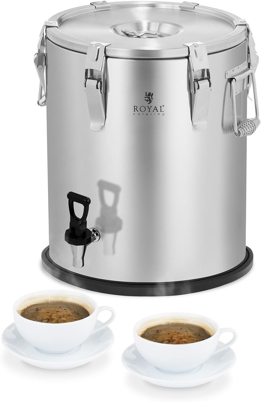 Royal Catering Lämpöastia - ruostumatonta terästä - 25 L - tyhjennyshana Royal Catering Lämpöastia - ruostumatonta terästä - 25 L - tyhjennyshana