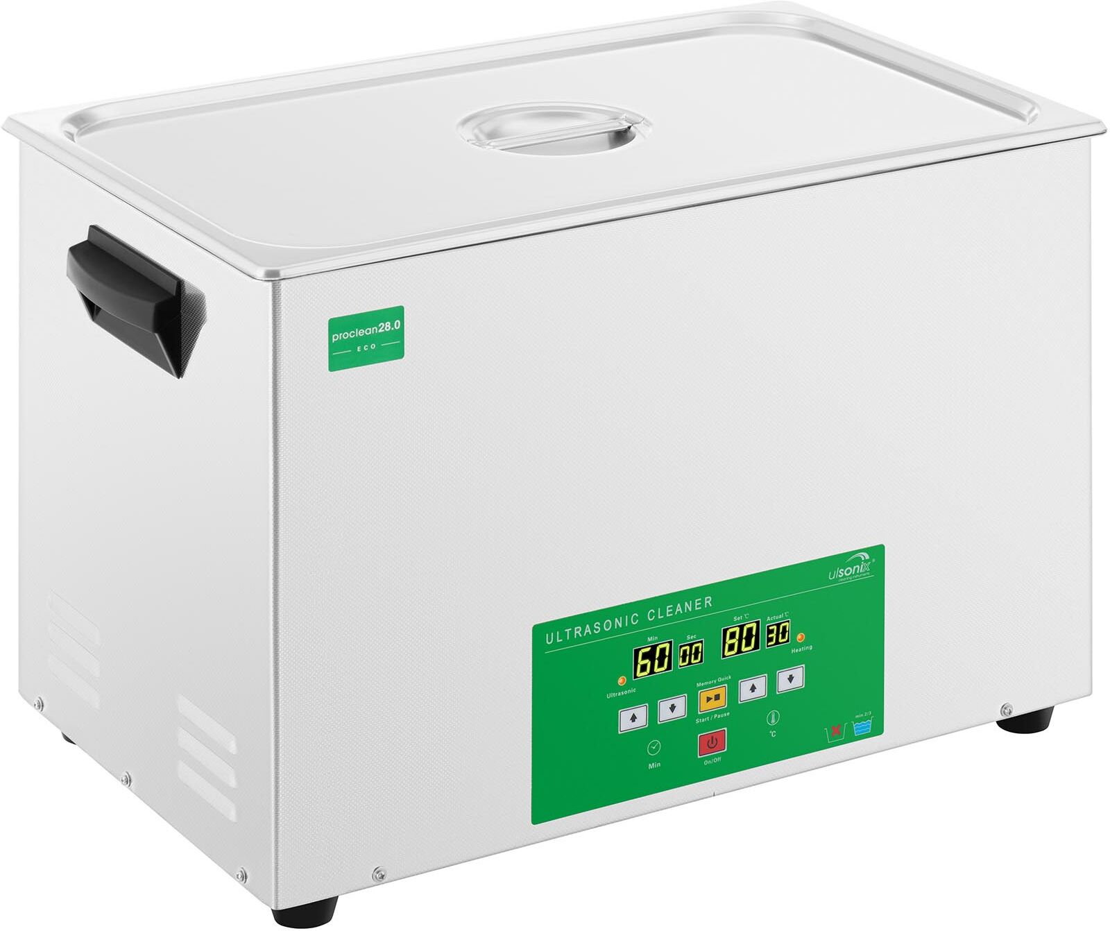 ulsonix Ultraäänipesuri - 28 litraa - 480 W - Memory Quick Eco ulsonix Ultraäänipesuri - 28 litraa - 480 W - Memory Quick Eco