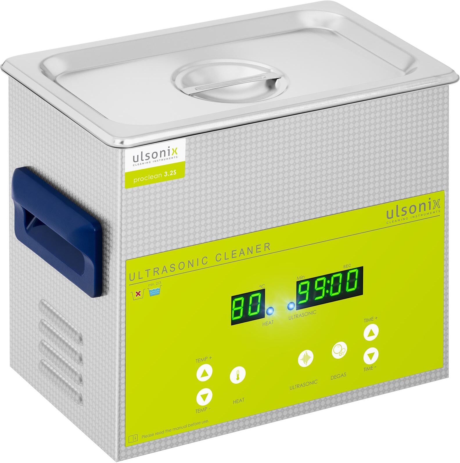 ulsonix Ultraäänipesuri - Degas - 3,2 l ulsonix Ultraäänipesuri - Degas - 3,2 l