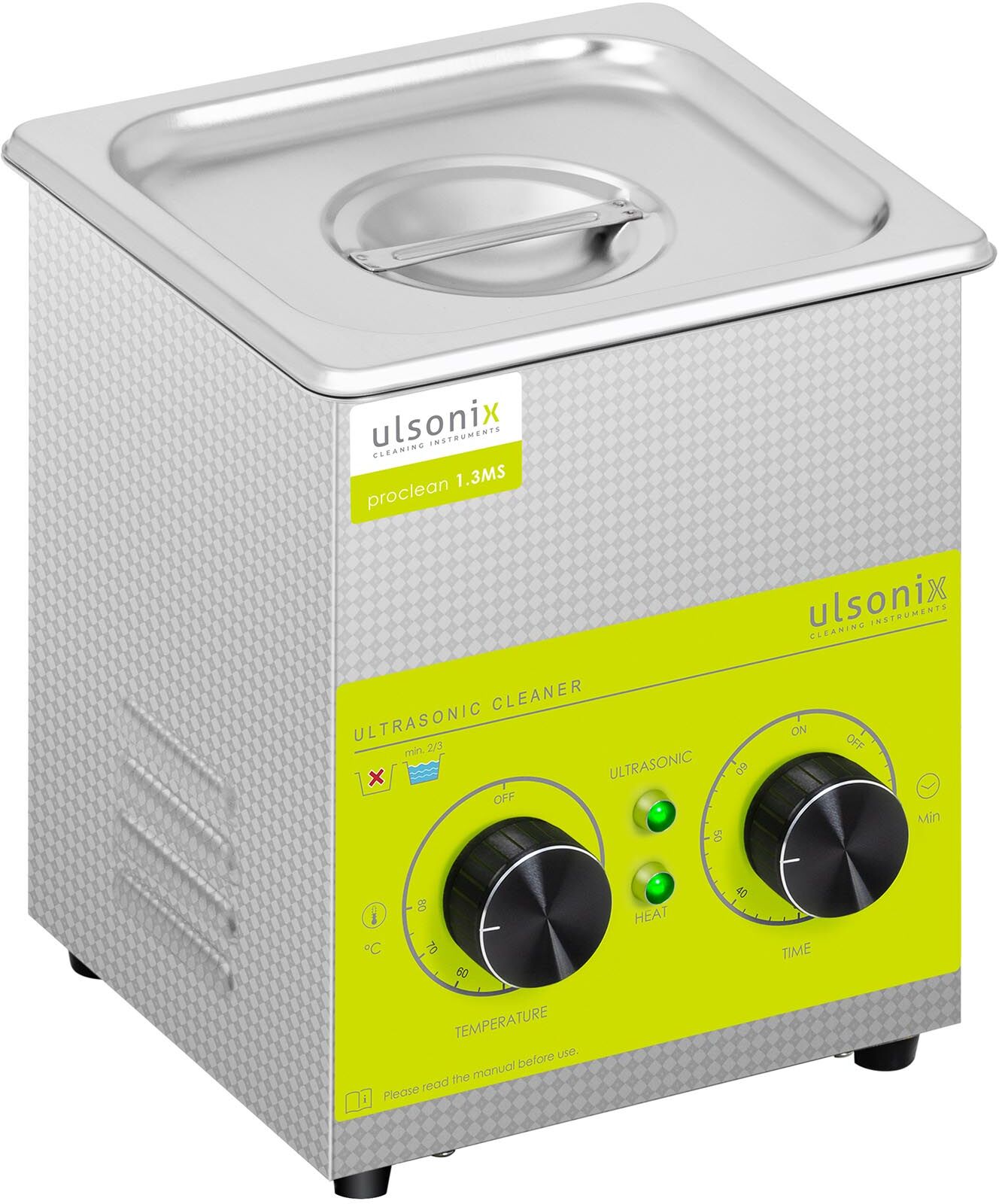 ulsonix Ultraäänipesuri - 1,3 litraa - 60 W ulsonix Ultraäänipesuri - 1,3 litraa - 60 W