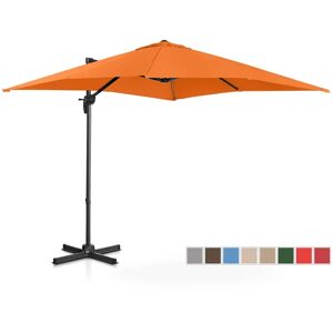 Uniprodo Aurinkovarjo - riippuva - oranssi - neliö - 250 x 250 cm - kääntyvä UNI_UMBRELLA_2SQ250OR