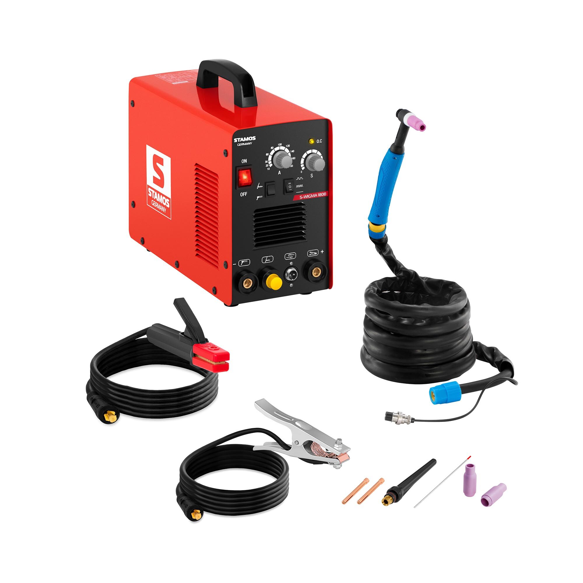 Stamos Germany TIG-hitsauskone- 180 A - pulssi - 60 % toimintakerroin Stamos Germany TIG-hitsauskone- 180 A - pulssi - 60 % toimintakerroin