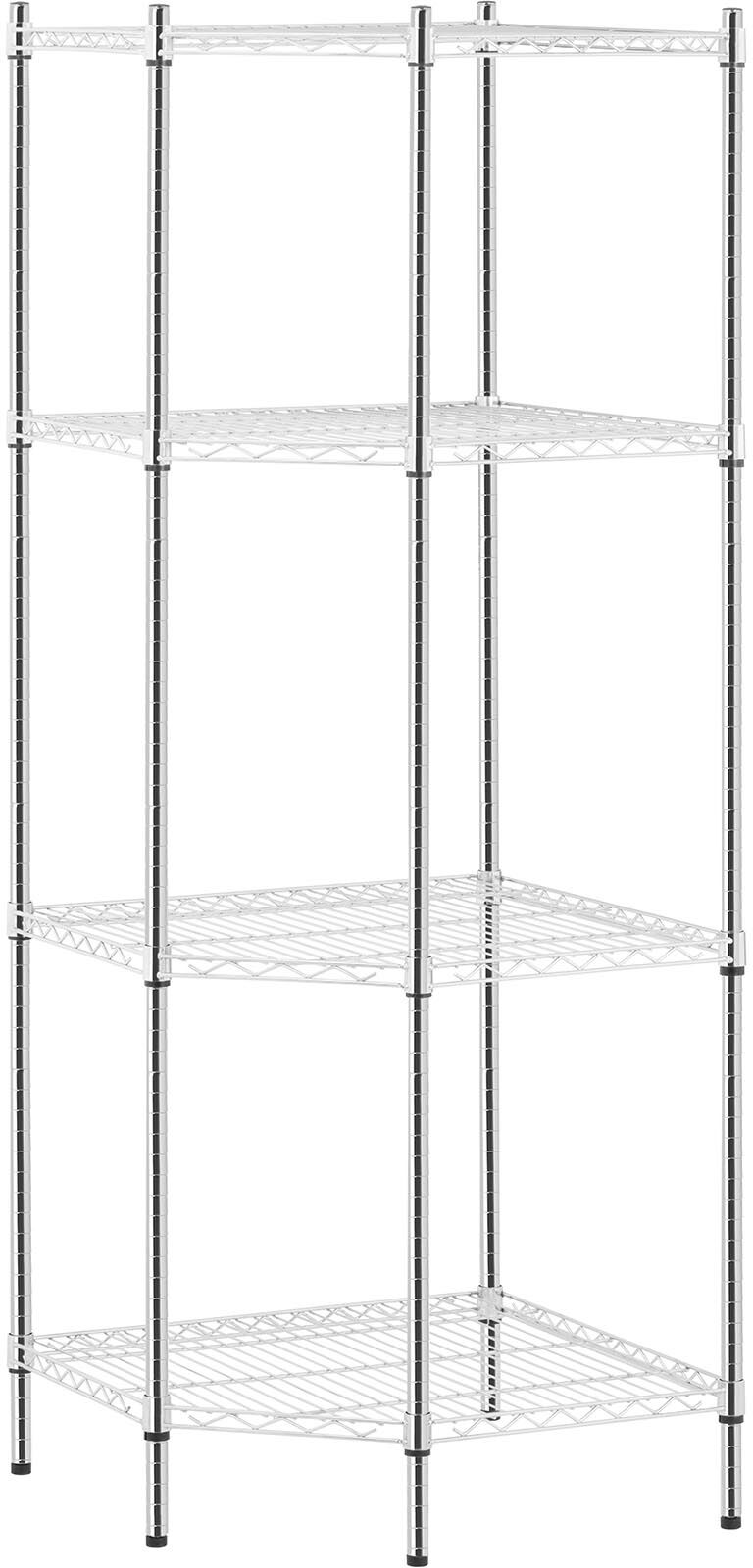 Royal Catering Kulmahylly - metalli - 68 x 68 x 180 cm - 1000 kg - kromi Royal Catering Kulmahylly - metalli - 68 x 68 x 180 cm - 1000 kg - kromi