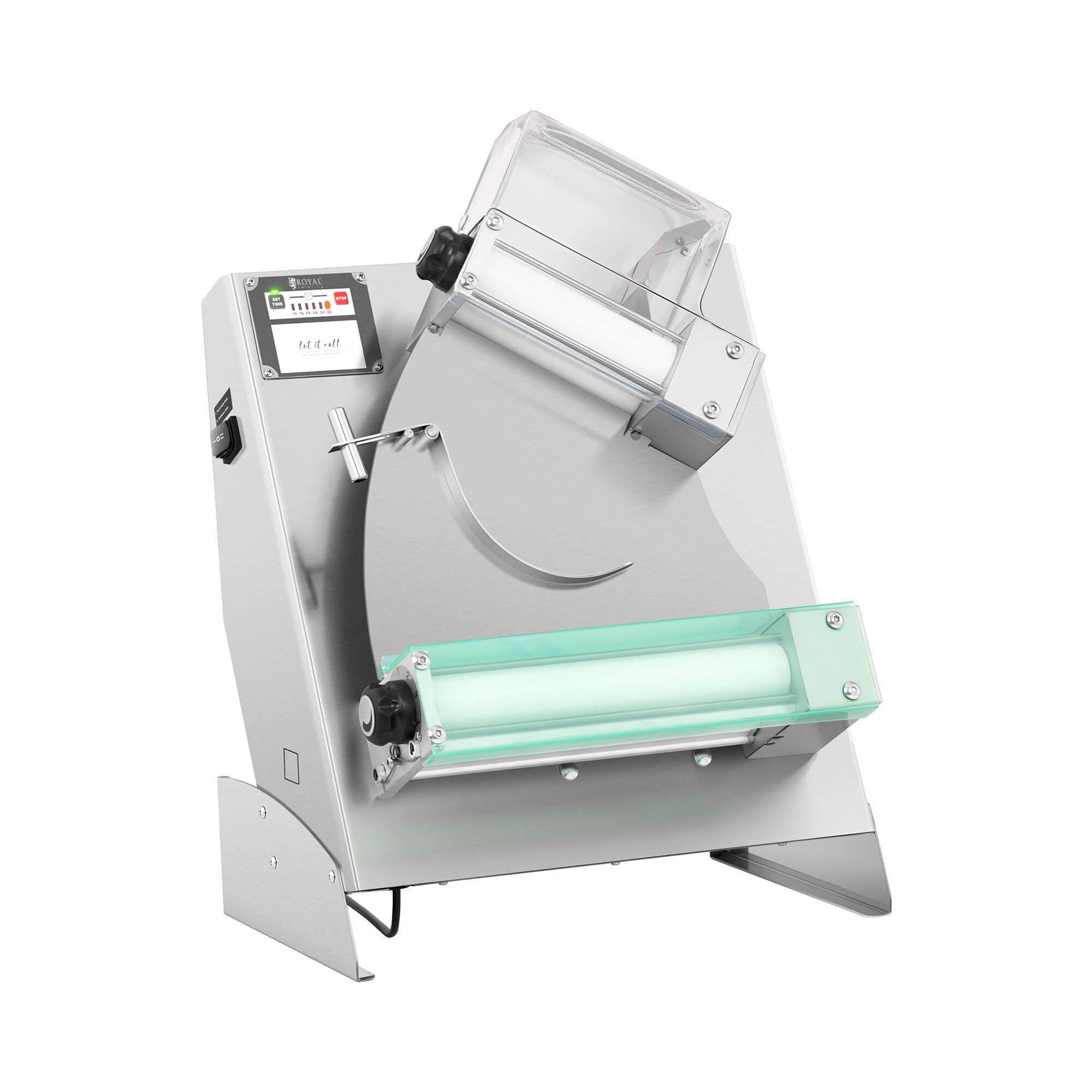 Royal Catering Taikinakaulin - Ø 14-29 cm - 2 rullaa - 0-5 mm - automaattinen käynnistys Royal Catering Taikinakaulin - Ø 14-29 cm - 2 rullaa - 0-5 mm - automaattinen käynnistys