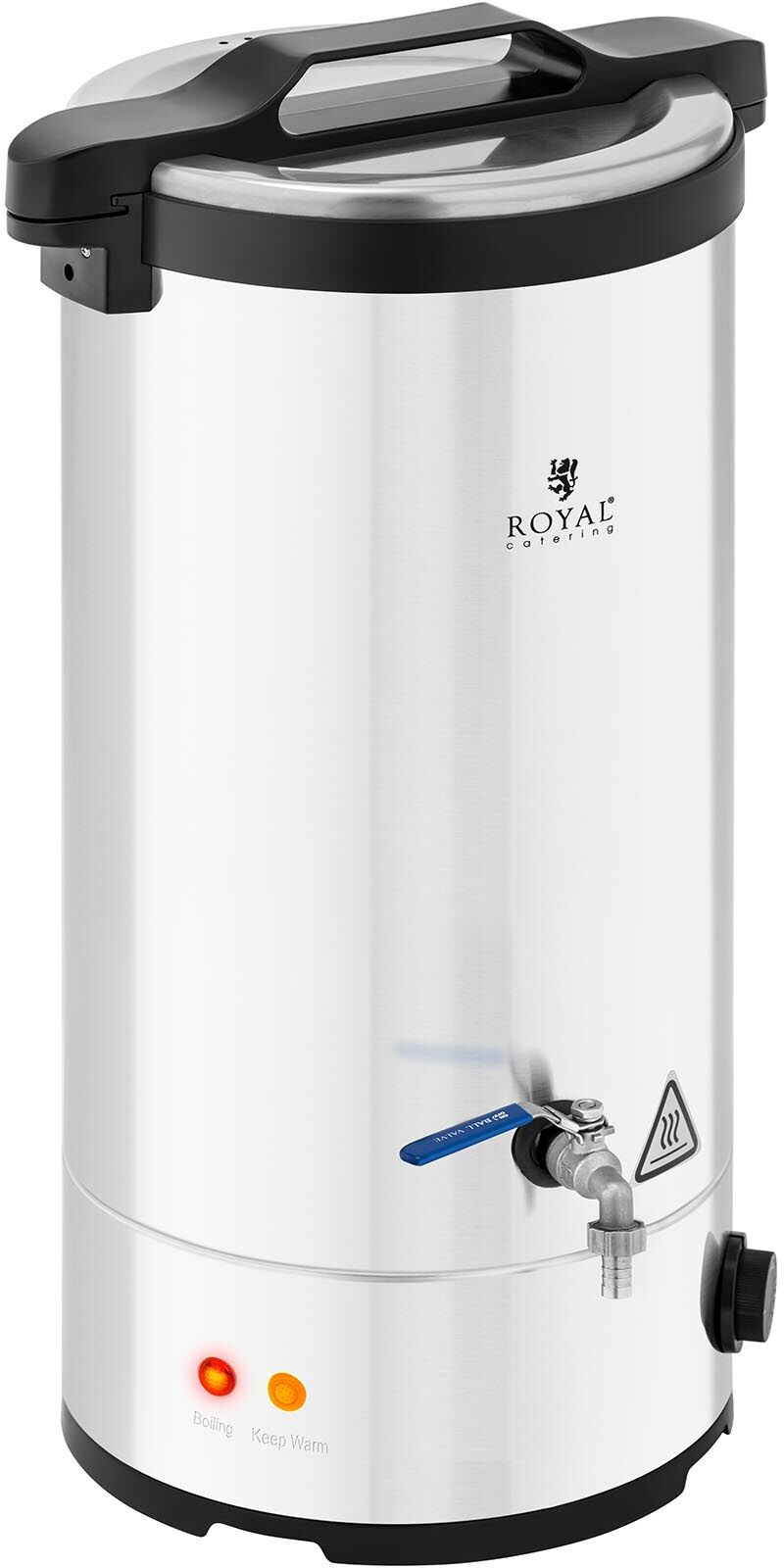 Royal Catering Mäskäyskattila - 30 L - 700/1 800/ 2 500 W - 30 - 110 °C - ruostumaton teräs Royal Catering Mäskäyskattila - 30 L - 700/1 800/ 2 500 W - 30 - 110 °C - ruostumaton teräs