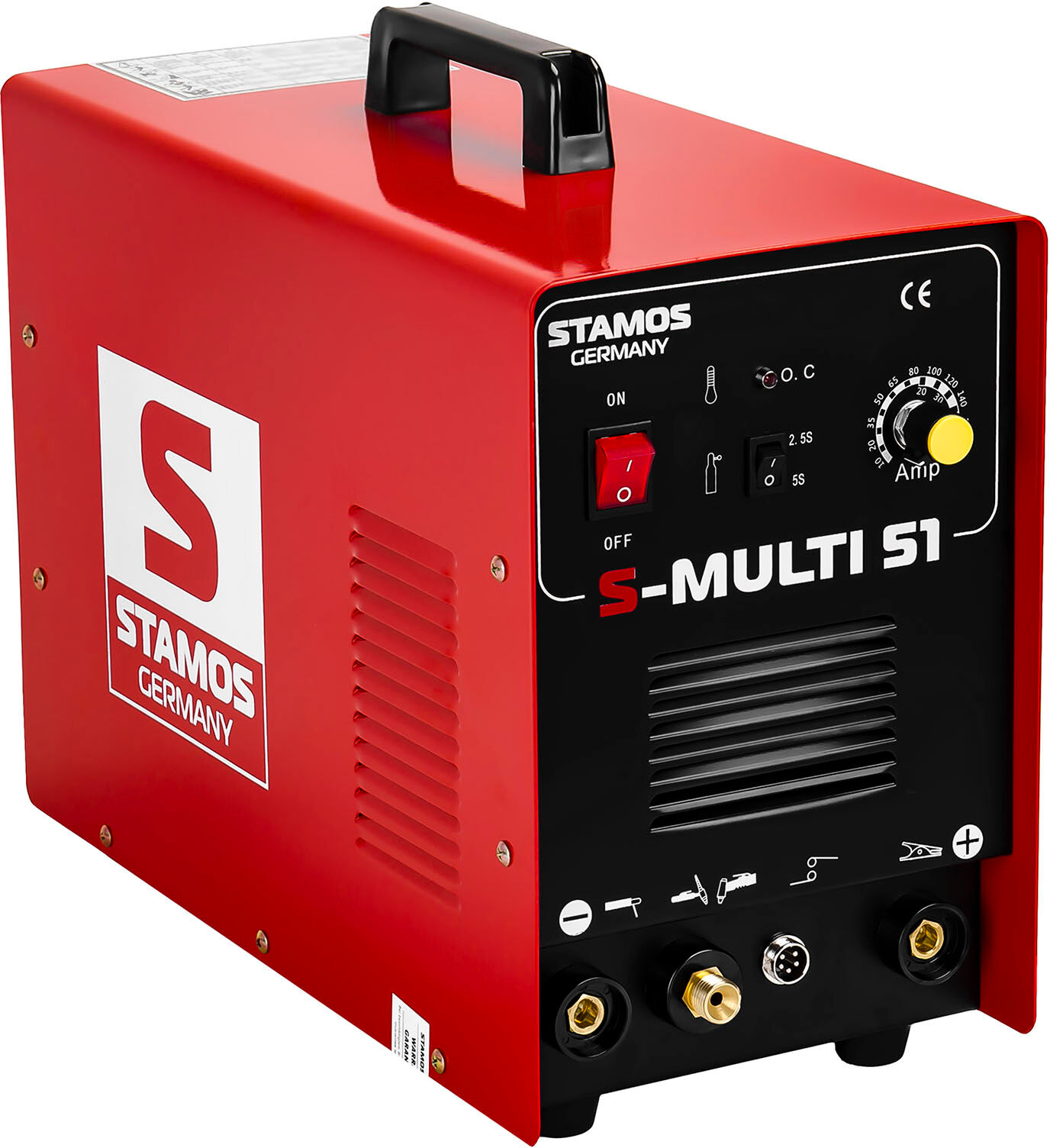 Stamos Basic Yhdistelmähitsauskone - TIG 180 A - Cut 50 A - MMA Stamos Basic Yhdistelmähitsauskone - TIG 180 A - Cut 50 A - MMA