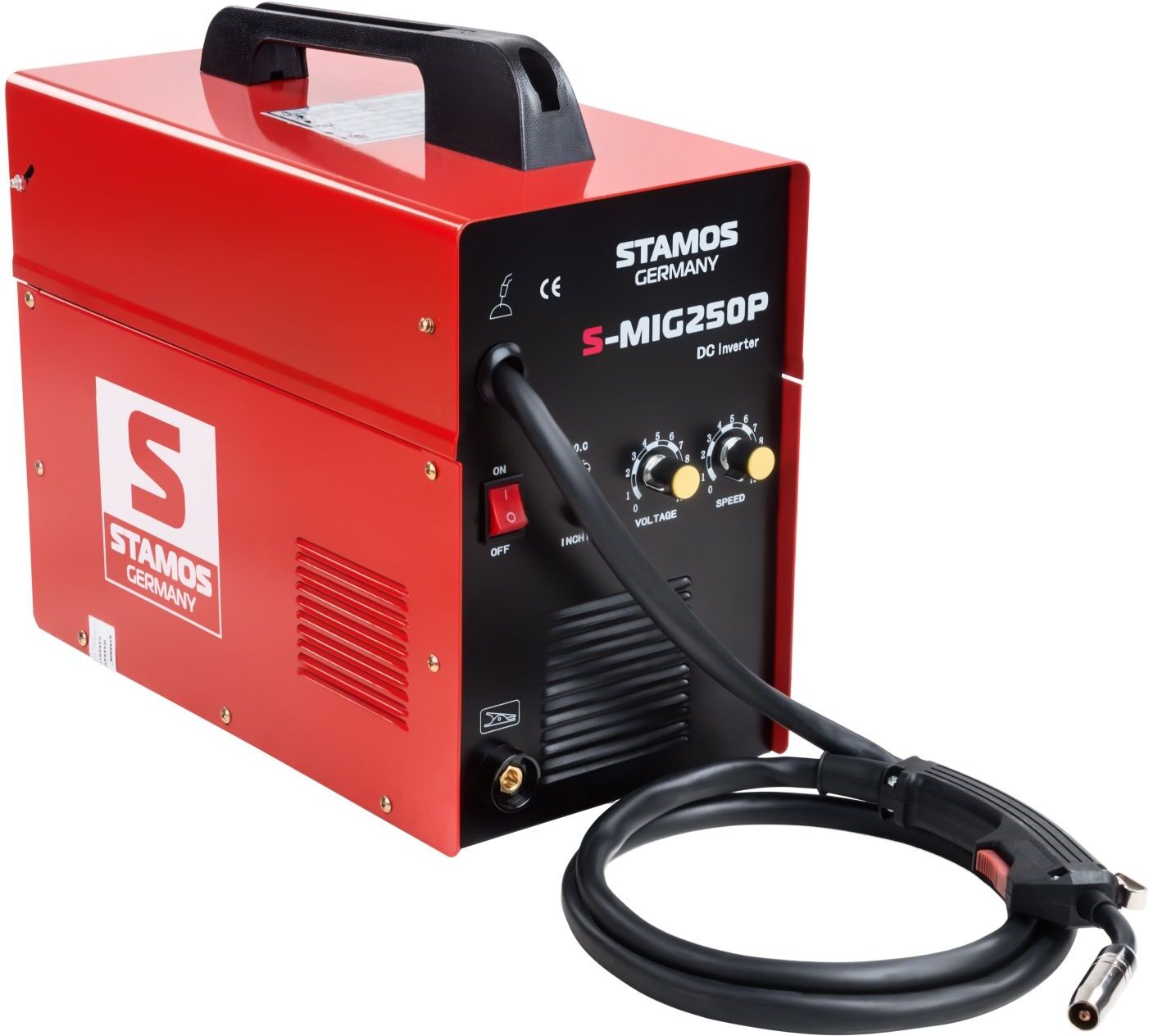 Stamos Basic MIG/MAG-hitsauskone - 250 A - 230 V - kannettava Stamos Basic MIG/MAG-hitsauskone - 250 A - 230 V - kannettava
