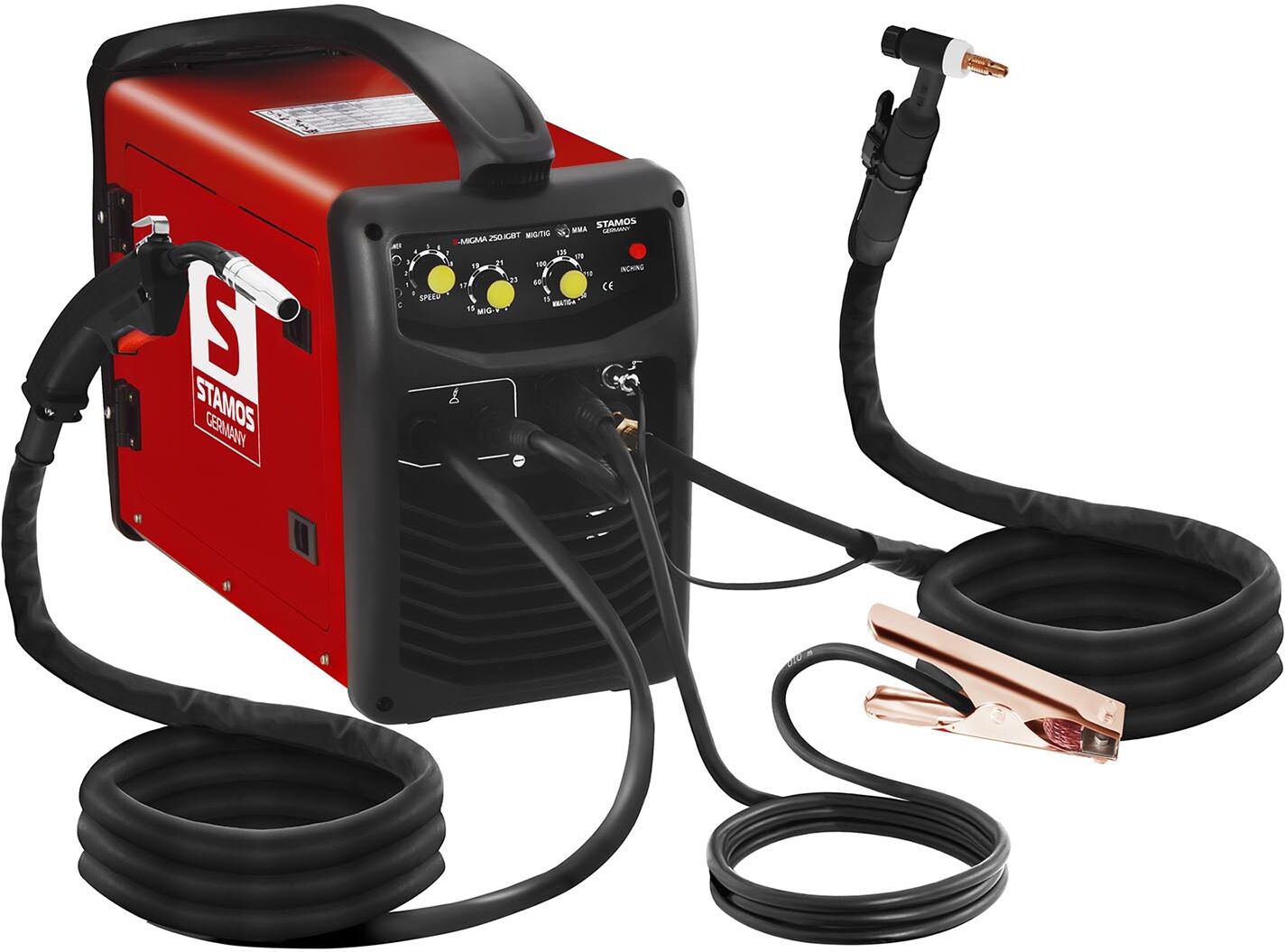 Stamos Germany Yhdistelmähitsauskone - 250 A - 230 V - FCAW Stamos Germany Yhdistelmähitsauskone - 250 A - 230 V - FCAW