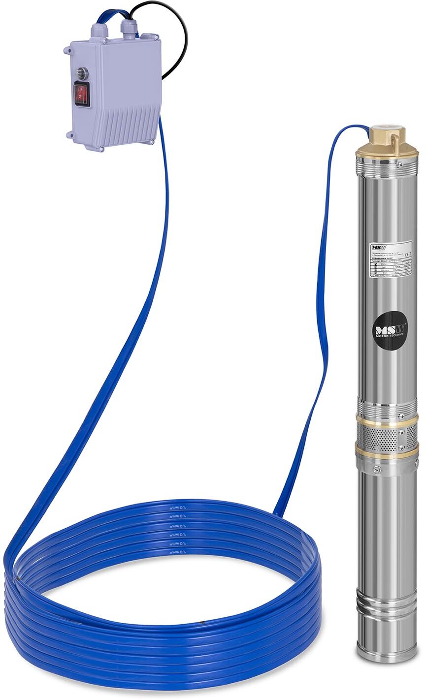 MSW Kaivopumppu - 6 000 l/h - 550 W - ruostumatonta terästä MSW Kaivopumppu - 6 000 l/h - 550 W - ruostumatonta terästä