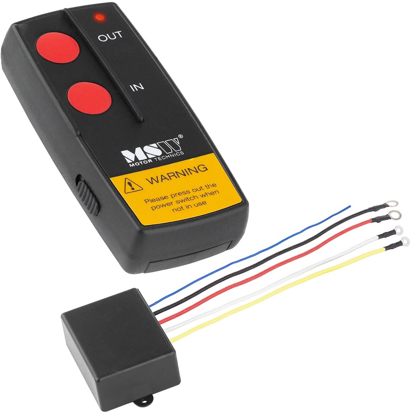 MSW Vinssin kaukosäädin MSW-WR3 - 12 V - kantama 30 m MSW Vinssin kaukosäädin MSW-WR3 - 12 V - kantama 30 m