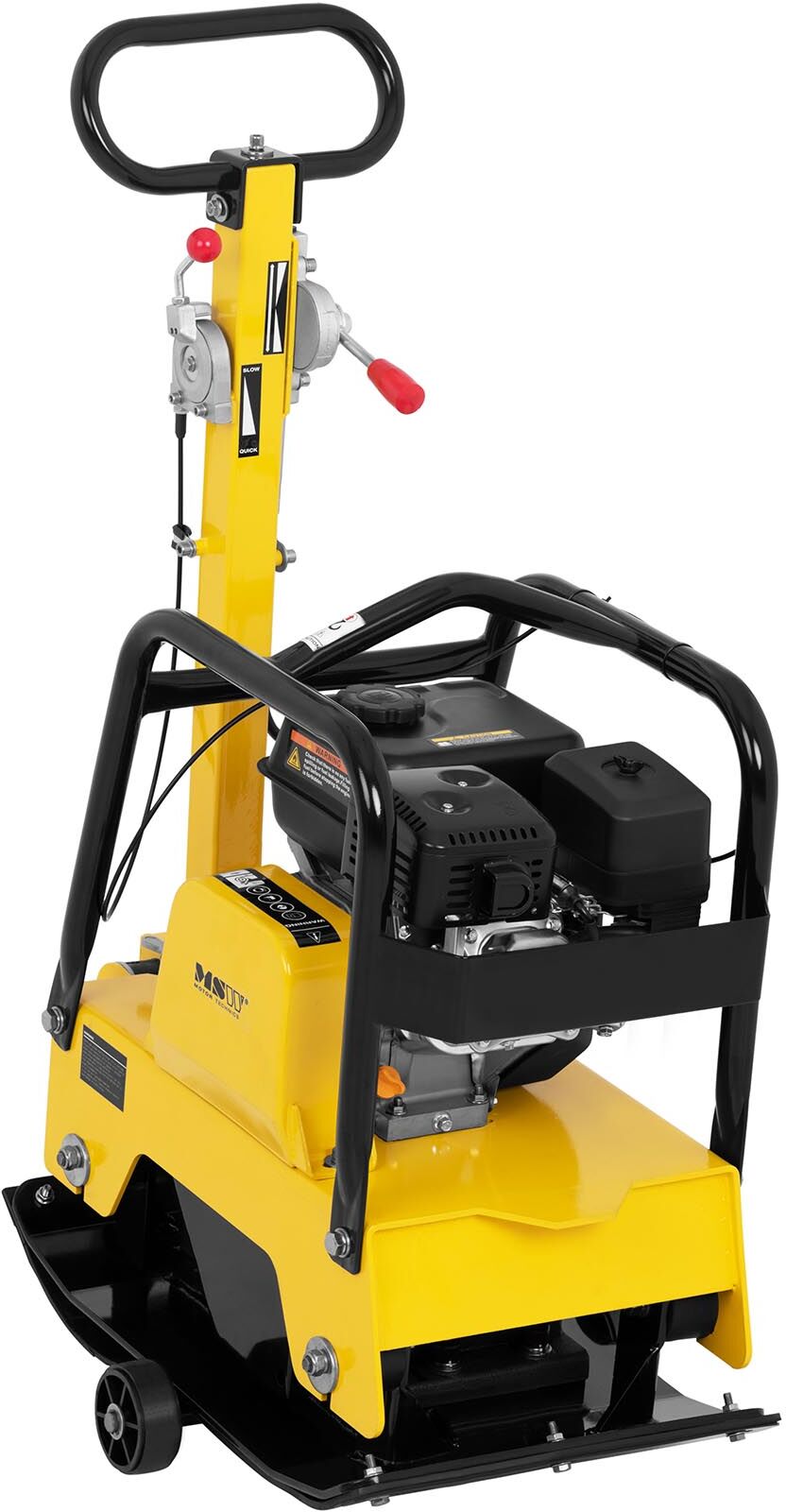 MSW Maantiivistäjä - etu- ja takaperin kulkeva - 62 x 40 cm - 25 kN - sis. kumimaton MSW Maantiivistäjä - etu- ja takaperin kulkeva - 62 x 40 cm - 25 kN - sis. kumimaton