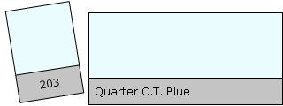 Lee Filter Roll 203 Qu. C.T. Blue Lee Filter Roll 203 Qu. C.T. Blue