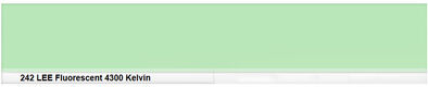 Lee Filter Roll 242 Fluo. 4300K Lee Filter Roll 242 Fluo. 4300K