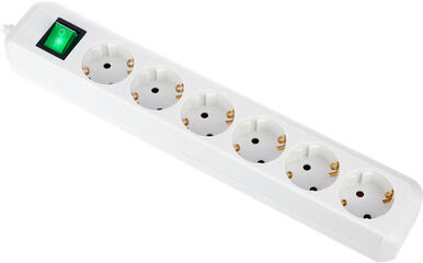 Brennenstuhl Eco-L 6 Way Split Sw 3m WH Brennenstuhl Eco-L 6 Way Split Sw 3m WH