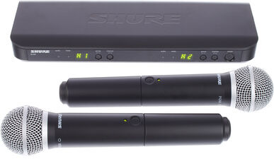 Shure BLX288/PG58 Funkmikrofon System Frequenzbereich S8 Shure BLX288/PG58 Funkmikrofon System Frequenzbereich S8