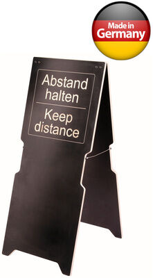 Thon warning shield ""Keep distance""