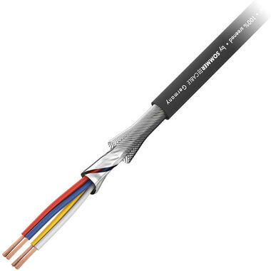 Sommer Cable Square 4-Core MKII Highflex Mikrofonkabel schwarz