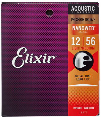 Elixir 16077 Light Medium Nanoweb Saiten Elixir 16077 Light Medium Nanoweb Saiten