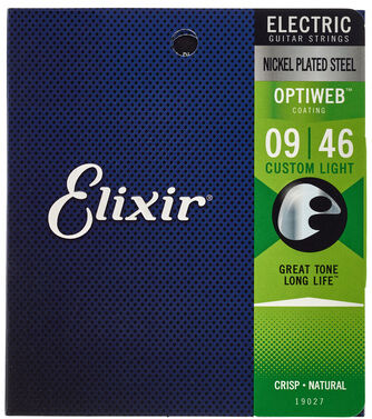 Elixir 19027 Custom Light 009-046 Elixir 19027 Custom Light 009-046