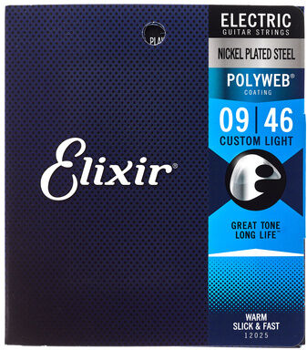 Elixir Polyweb 12025 Custom Light Elixir Polyweb 12025 Custom Light