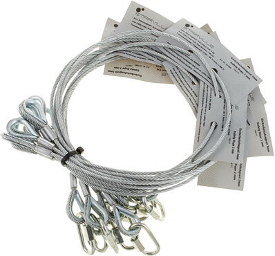 Stairville Safety Set 60cm/3mm 10pcs. Stairville Safety Set 60cm/3mm 10pcs.