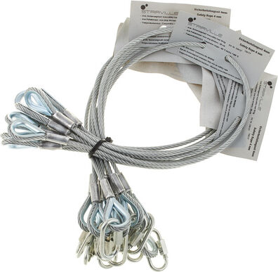 Stairville Safety Set 60cm/4mm 10pcs Stairville Safety Set 60cm/4mm 10pcs