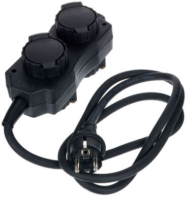 Showtec Extension 4-Fold 1,5m 1,5mm² Showtec Extension 4-Fold 1,5m 1,5mm²