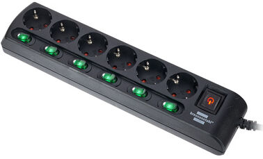 Brennenstuhl 6-Way Socket Device Switchs Brennenstuhl 6-Way Socket Device Switchs