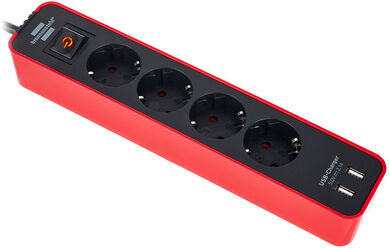 Brennenstuhl Ecolor Power Strip 4Way USB RD Brennenstuhl Ecolor Power Strip 4Way USB RD