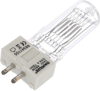 Omnilux 240V/650W GX-9,5 750h 3000K Omnilux 240V/650W GX-9,5 750h 3000K
