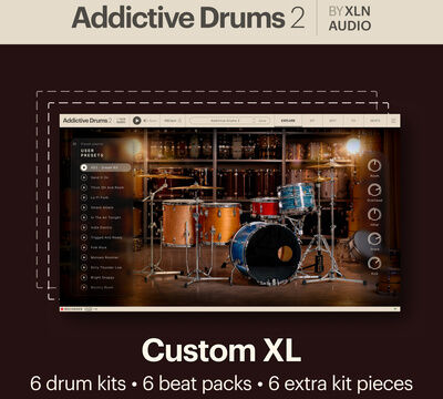 XLN Audio Addictive Drums 2 Custom XL XLN Audio Addictive Drums 2 Custom XL