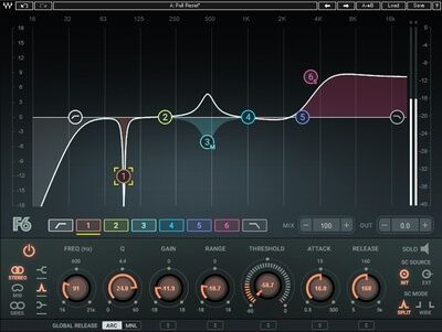 Waves F6 Floating-Band Dynamic EQ Waves F6 Floating-Band Dynamic EQ