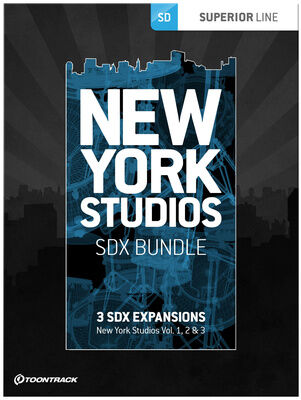 Toontrack SDX New York Studios Bundle Toontrack SDX New York Studios Bundle