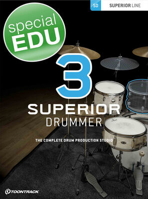 Toontrack Superior Drummer 3 EDU Toontrack Superior Drummer 3 EDU