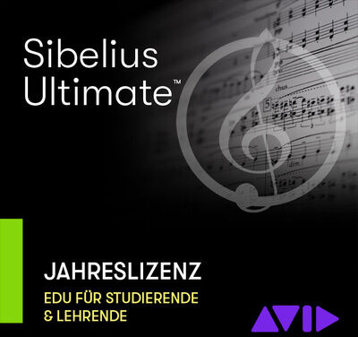 Avid Sibelius Ultimate EDU 1Y Subs. Avid Sibelius Ultimate EDU 1Y Subs.