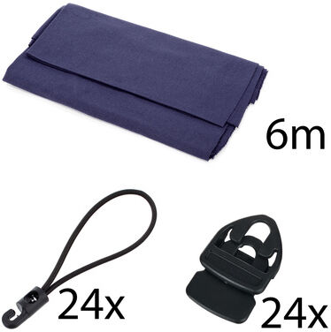 Stairville Molton Set Blue 6x3m Stairville Molton Set Blue 6x3m