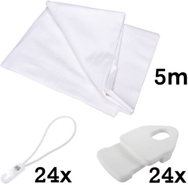 Stairville Molton Set White 5x3m Stairville Molton Set White 5x3m