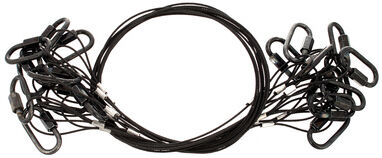 Stairville Safety Set 60cm/1,5mm Bk 10pcs Stairville Safety Set 60cm/1,5mm Bk 10pcs