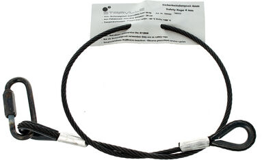 Stairville Safety 60cm/4mm Black 10kg Stairville Safety 60cm/4mm Black 10kg