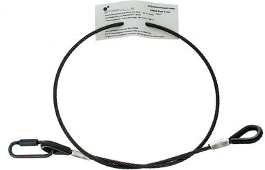 Stairville Safety 80cm/4mm Black 10kg Stairville Safety 80cm/4mm Black 10kg