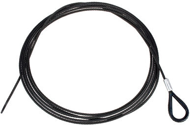 Stairville Steelwire Safety 500cm/5mm Bk Stairville Steelwire Safety 500cm/5mm Bk