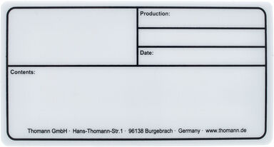 Stairville Tourlabel 150x80mm White Stairville Tourlabel 150x80mm White